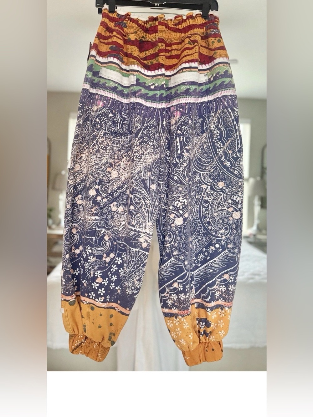 Free People Harem Jogger Deep Sea Combo Small NWT - Picture 2 of 6